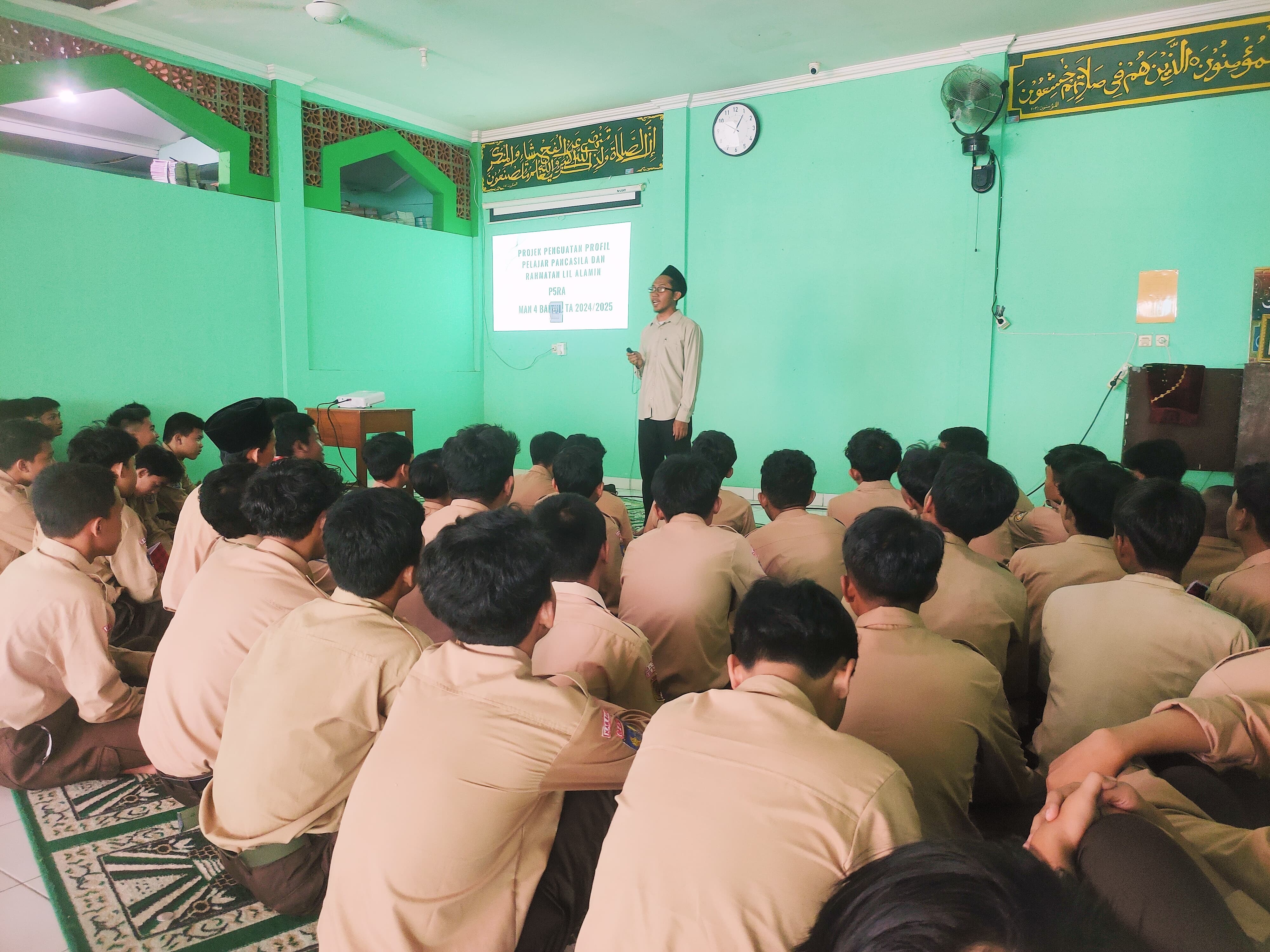 Siswa Kelas X MAN 4 Bantul Antusias Ikuti Sosialisasi Program P52RA